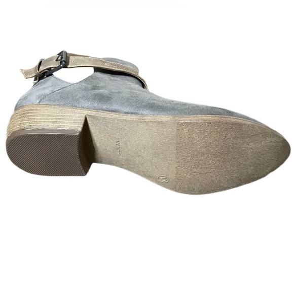 NEW Grey Side Slit Cut-Out Booties - Picture 7 of 10